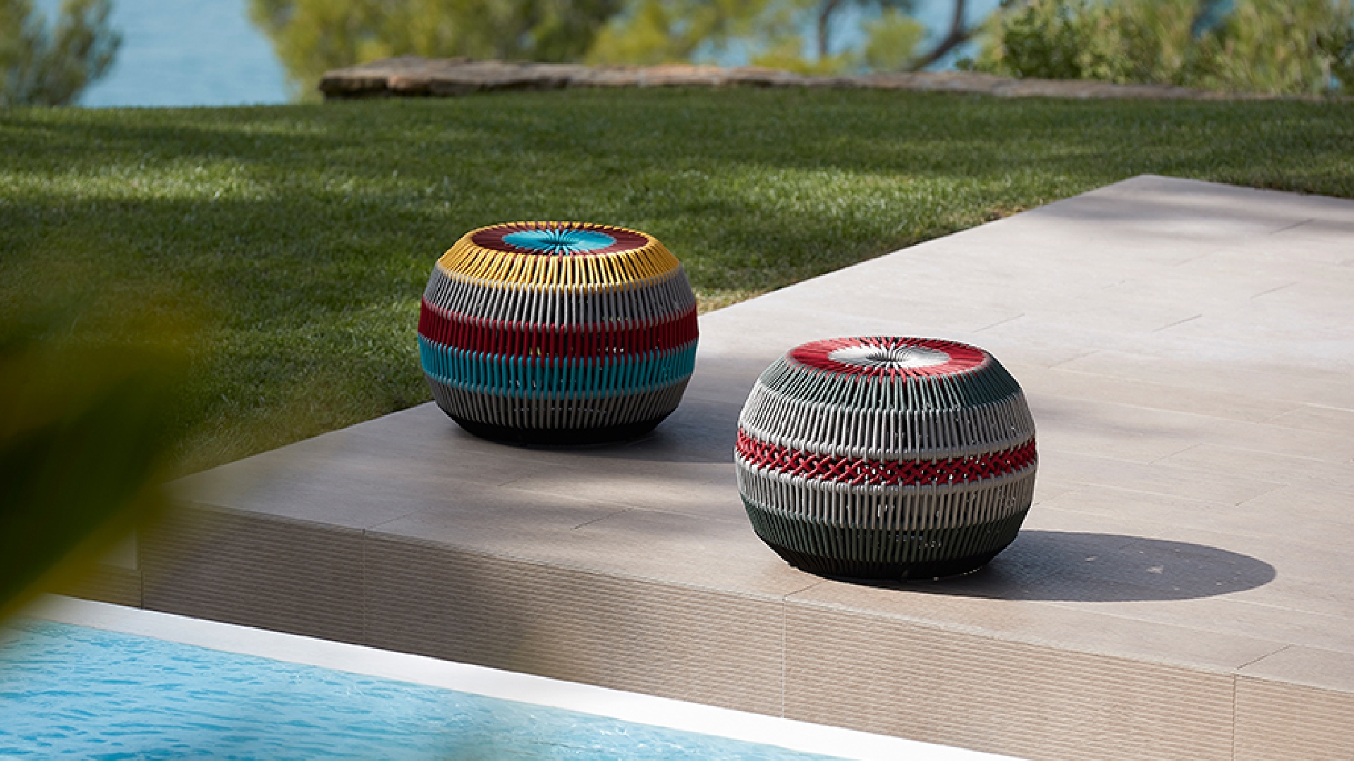 Pouf de jardin Linconyl